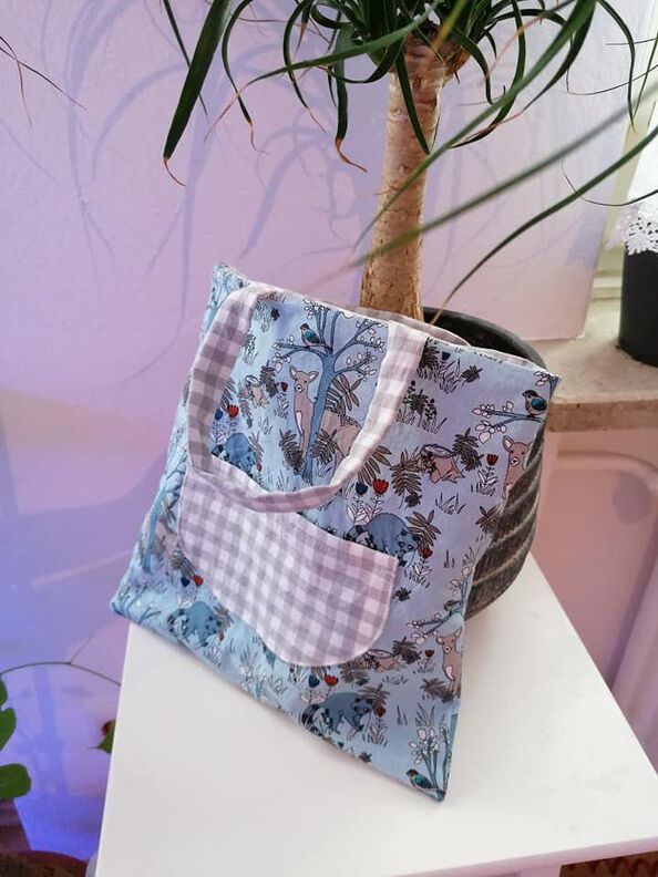 Einfache Tasche Einkaufstasche mit oder ohne Ecken WARNA ♥ image number 7