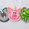 ITH Geschenkanhänger, Glücksbringer für den 10x10cm Rahmen thumbnail number 3