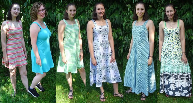 Kleid Anni Trägerkleid nähen Schnittmuster in Gr. 34 - 48  image number 5