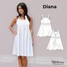 Kleid Diana Gr. 34-46 Schnittmuster thumbnail number 1