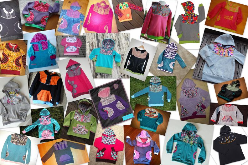 Stoffmixpulli Mädchen Größe 74 - 164 image number 7