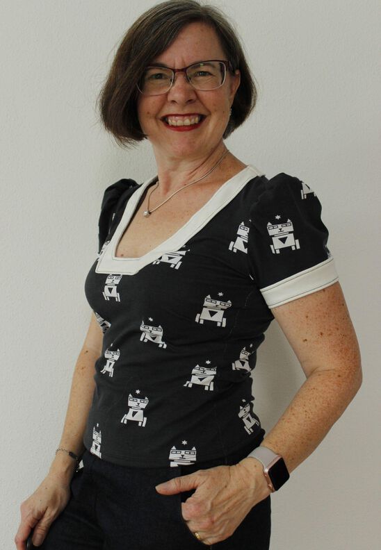 Shirt PETITE ELFIE Gr. 34-48 PDF-Schnitt A4, A0, Anleitung image number 5
