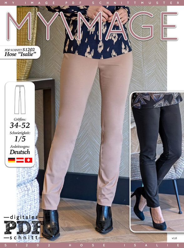 Hose Isalie N&auml;hanleitung + Schnitt image number 2