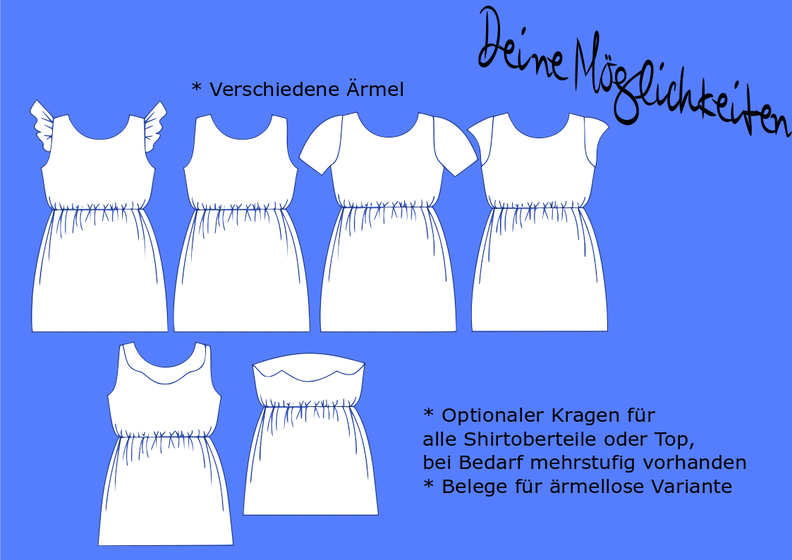 Loria Kleid, Shirt und Top Gr. 32 bis 52 image number 3