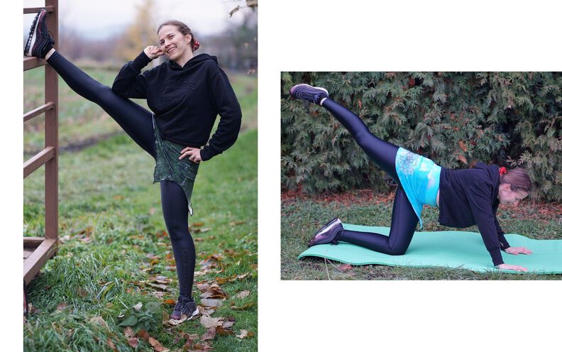 Set Yoga Sport Mini Rock nähen Schnittmuster image number 2