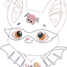 Stickdatei Fledermaus FlediMaus thumbnail number 4
