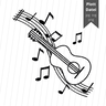 Plotterdatei Gitarre Musik thumbnail number 1