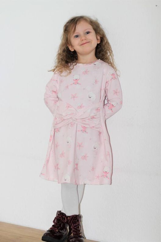 Kinder Kleid mit Knoten-Gürtel A-Linie SIMPUL ♥ Gr. 98-164 image number 9