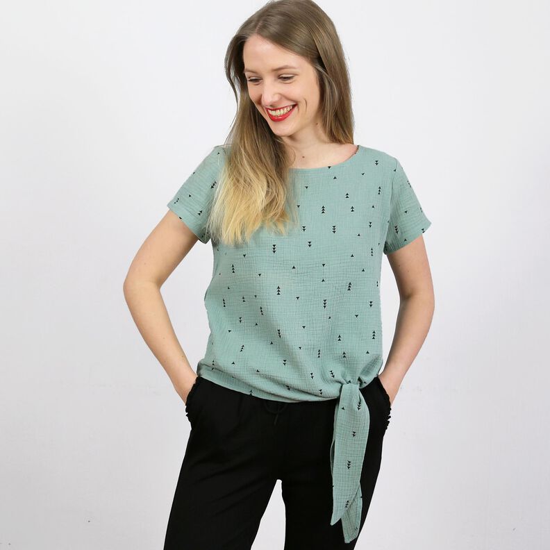 FRAU PINA - Knotenbluse XS-XL image number 10