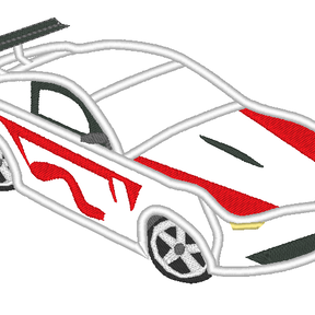 Stickdatei Rennauto 