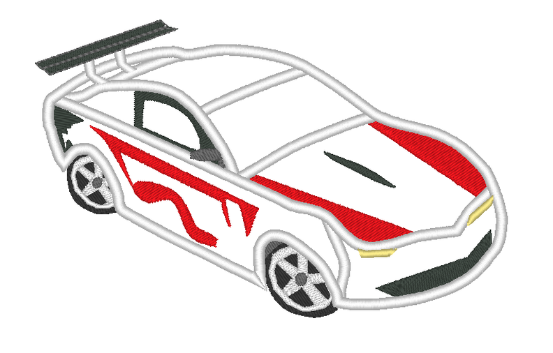 Stickdatei Rennauto image number 2