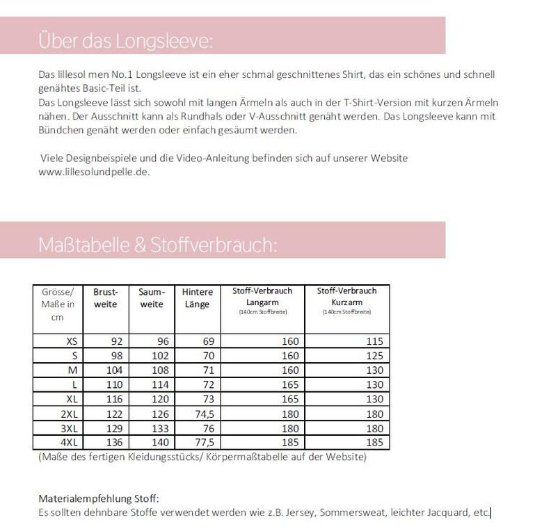 Ebook / Anleitung Männer  Longsleeve *mit Video* image number 10