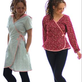 Wickelkleid/Bluse "Uschi" Gr. 32-50