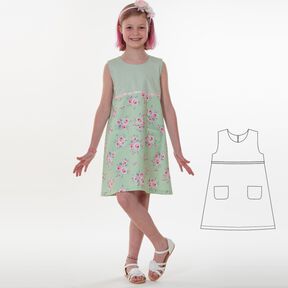Schnittmuster M&auml;dchenkleid in A-Linien GEMMA