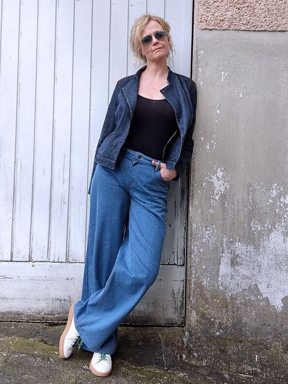 Jeans oder Hose Nurja A4, A0 und Beamerdatei image number 10