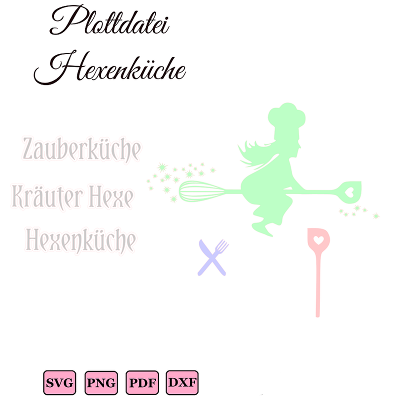 Plottdatei Set "Hexenküche" image number 1