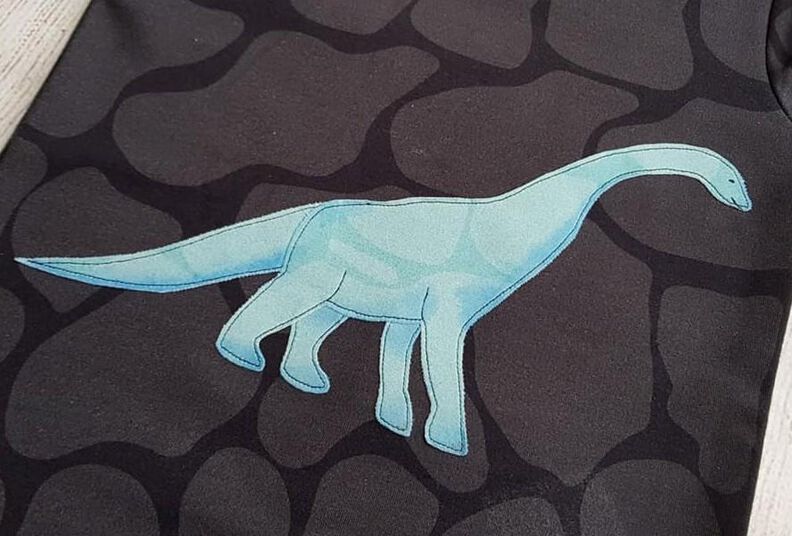 Applikationsvorlage Brachiosaurus Dino image number 1