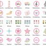 2cm Minis jeweils mit 3cm Button 54 Motive Stickdatei thumbnail number 7