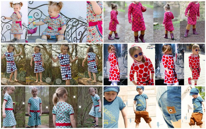 Kleid/Shirt Kinder Schnittmuster Gr. 74-128 -deine HELMA #40 image number 8