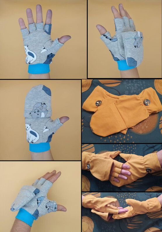 Fingerfluffs ~ Handschuhe Nähanleitung & Schnittmuster image number 6