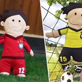 Fußballstar Kuschelfreund (Nähanleitung & Schnittmuster)