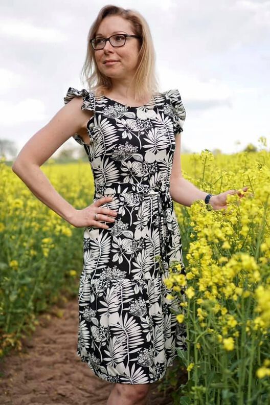 *Ladies Cotton Beauty*Webware Stufenkleid Gr. 32 bis 56 image number 10