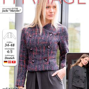 Jacke Marylin N&auml;hanleitung + Schnitt