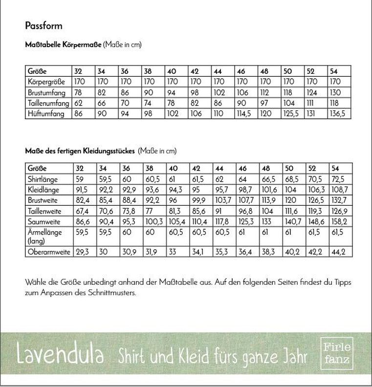 Lavendula: Damenshirt und Damenkleid Gr. 32 – 54 image number 4