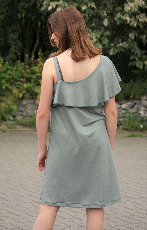 Oneshoulder Kleid "Namika", Schnittmuster Gr. 158 - Gr 46 image number 7