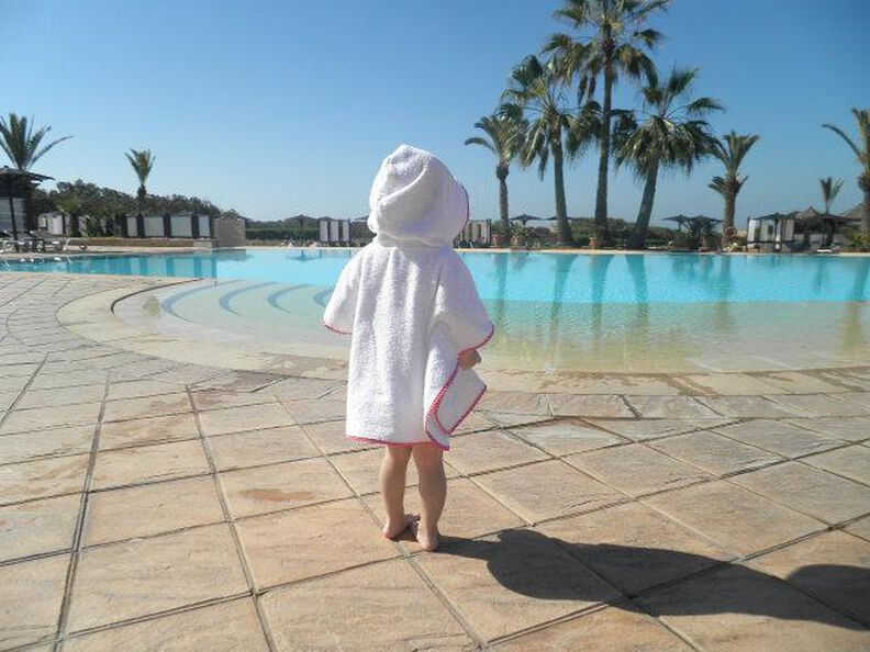 Poncho/Badeponcho "Franzi", Gr. 62-104 image number 2