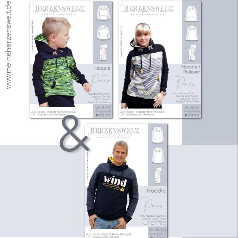 Hoodie Kinder & Damen & Herren - Paco image number 1