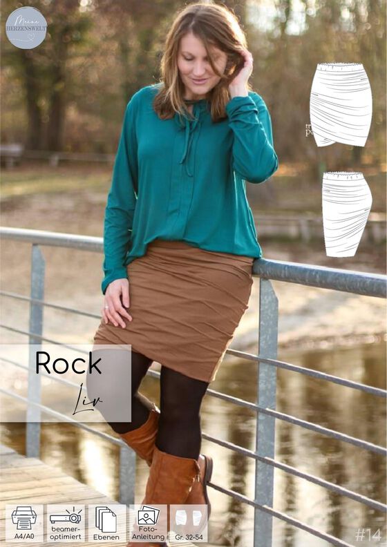 Rock Damen - Schnittmuster Gr. 32-54 - meine LIV #14 image number 8