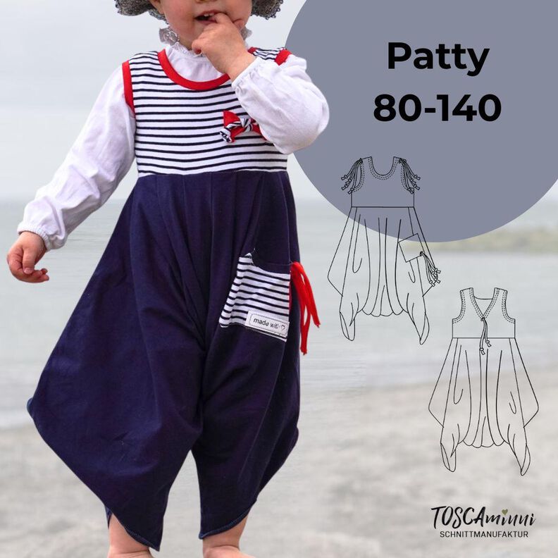 Jumpsuit Patty Gr. 92-140 Schnittmuster image number 1