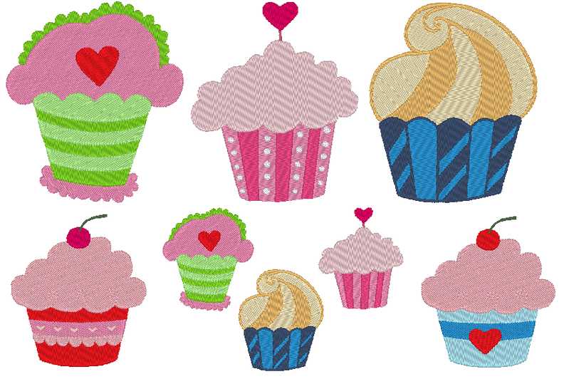 Muffin Stickdatei image number 1
