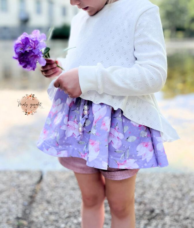 Hoodie #FloweryCrop 74-164 A4/A0/Beamer image number 6