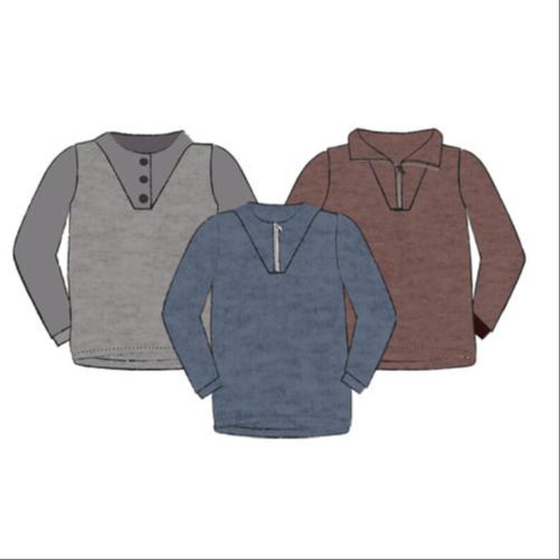 E-Book Pullover „Zürich" Herren Gr. 44-62 *A4 und A0 Datei* image number 1