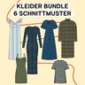 Kleider Schnittmuster 6er-Bundle, XS-XXXL, Damen thumbnail number 1