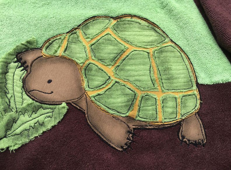 Applikationsvorlage und Nähanleitung Schildkröte  image number 1