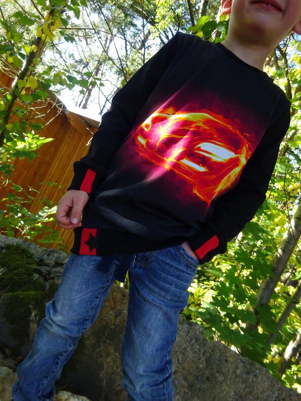 Panelino boys Langarmshirt für Panelstoffe 86 - 164 image number 2