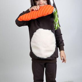 Fasching Karneval Kostüm Hase 3-teilig Gr. 74 - 128