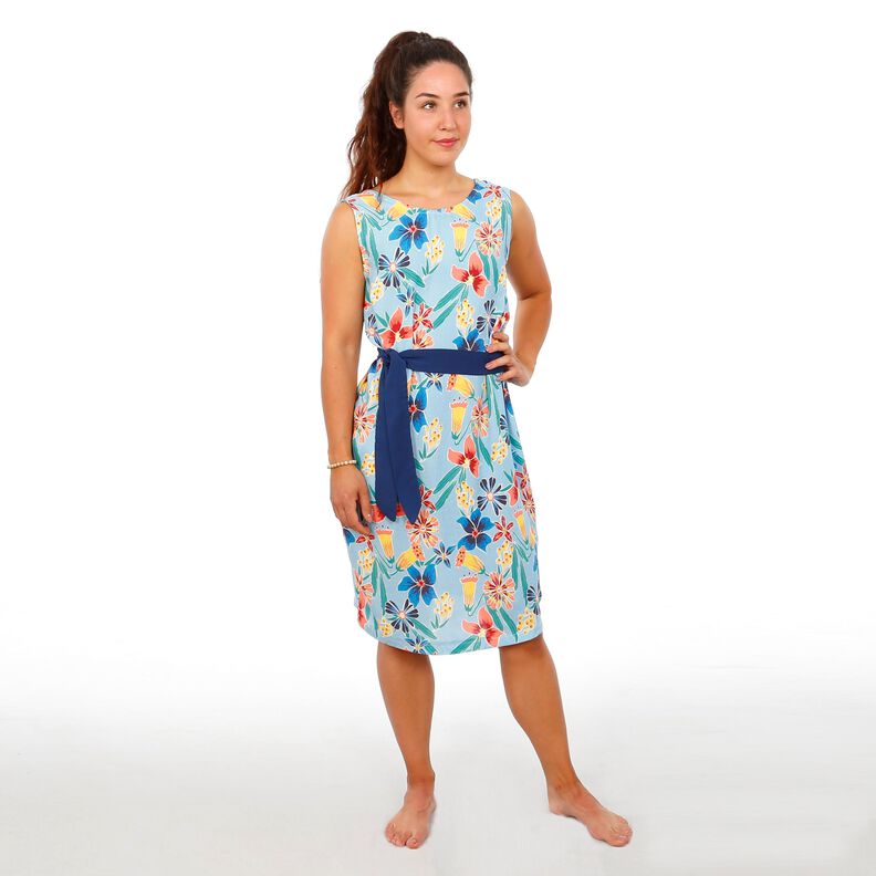 FRAU SELMA - Sommerkleid mit Rückendekoltée XS-XL image number 10