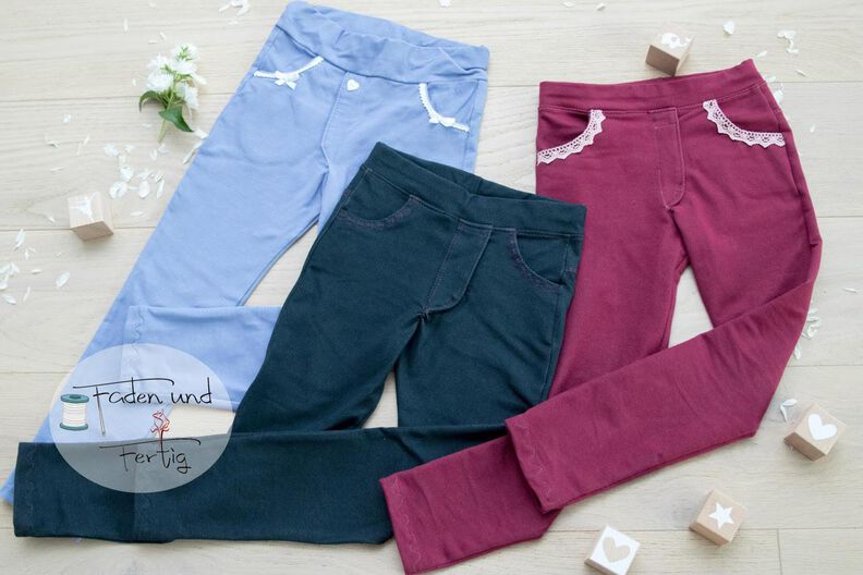 Jegging "HANNAH" Nähanleitung und Schnitt Gr. 110 – 152 image number 3