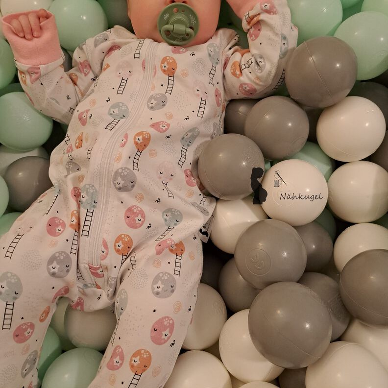 Baby - Schlafanzug mit Fuß Schlummerstündchen 50-92 inkl. A0 image number 3