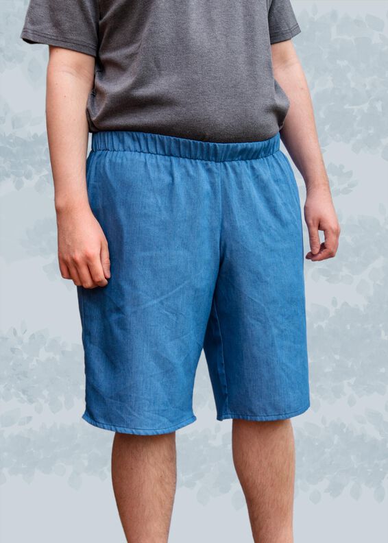 Alex Herren-Shorts mit Gummizug, knieumspielend + kurz,A4+A0 image number 3