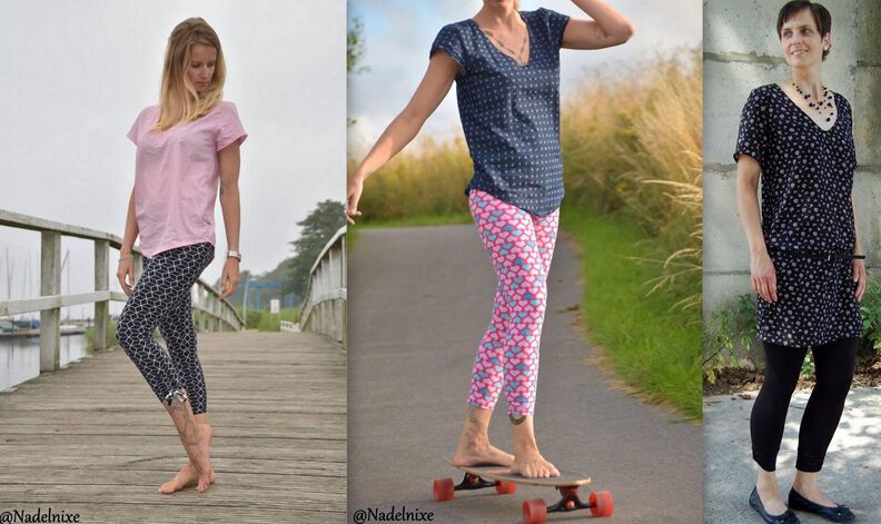 Kombi-Ebook Leggins LORA & Bluse ANKI Gr. XS-XXL image number 2