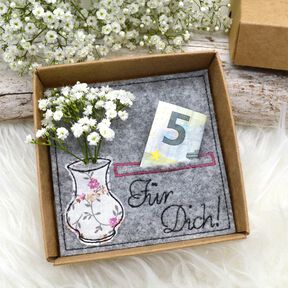 Stickdatei Wunscherfüller Vase Blumen für Dich