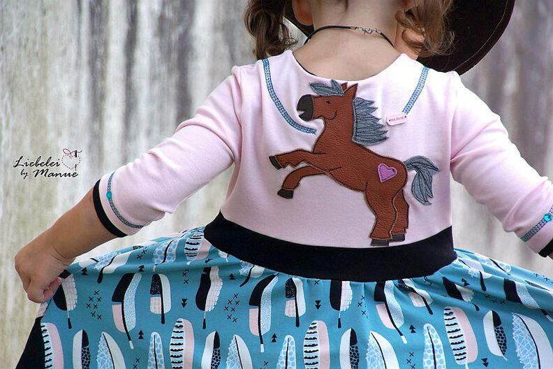 Appliziervorlage PONY, PFERD & EINHORN inkl. Applizierschule image number 8