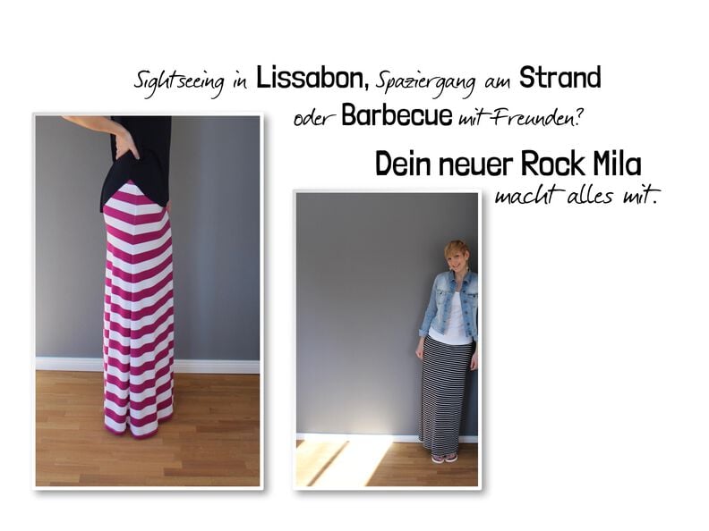 Rock Mila | Maxirock | bodenlang | 34 – 46 | A4, A0, Beamer image number 2