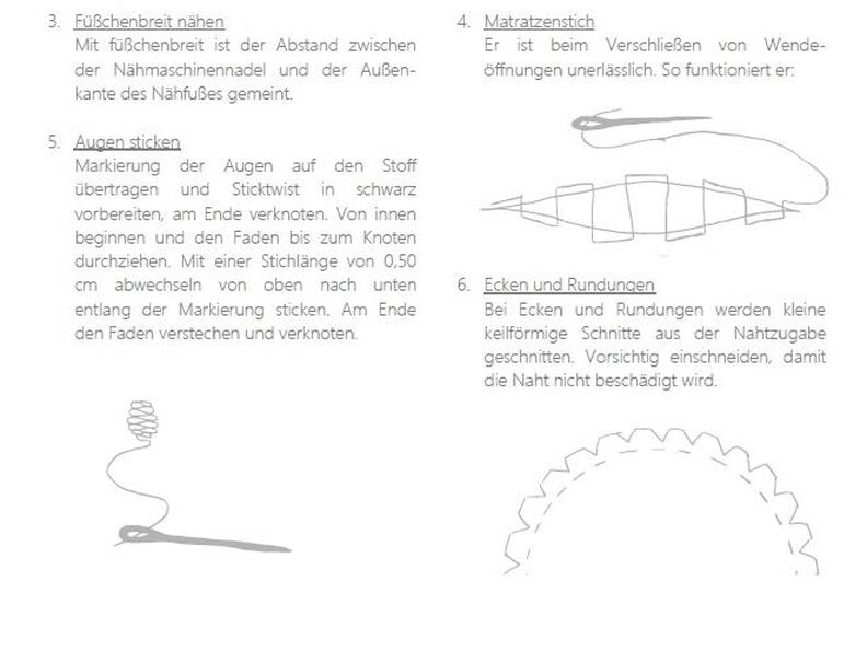 E-Book Huhn Lore - Nähanleitung und Schnittmuster image number 5