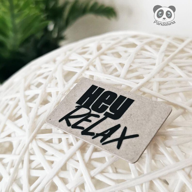 Plotterdatei #5 HEY RELAX Statement digitale Vorlage image number 6